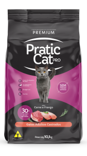 Gatos Adultos Castrados Carne e Frango Saiba mais >