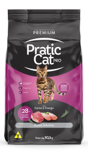 Gatos Adultos Carne e Frango Saiba mais >