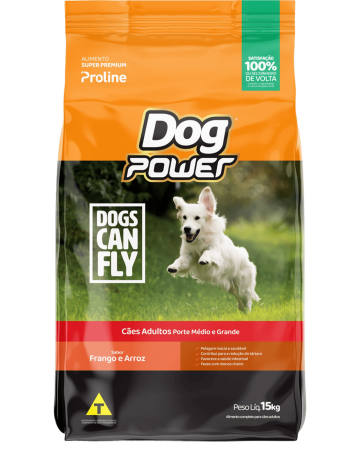 DOGPOWER_DOGSCANFLY_ADULTOS CÃES ADULTOS Frango e ArrozSaiba Mais >